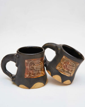 Ceramic elephant leg mug