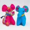 hand loom sof toy elephant