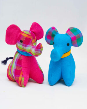 hand loom sof toy elephant